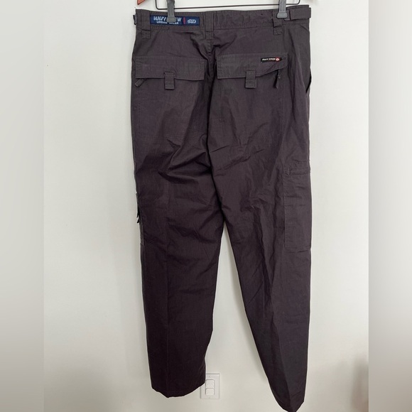 Navy Crew Women’s gray track cargo pants size 34 - Picture 3 of 4